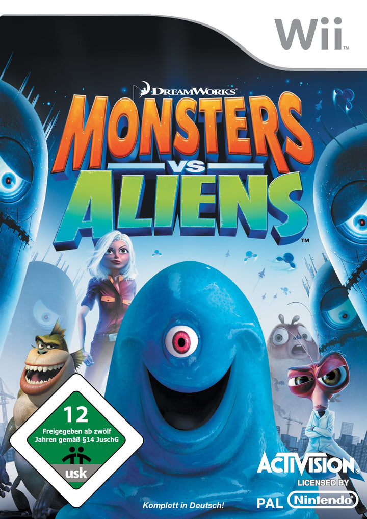 Monsters vs Aliens Nintendo Wii, Nintendo Wii