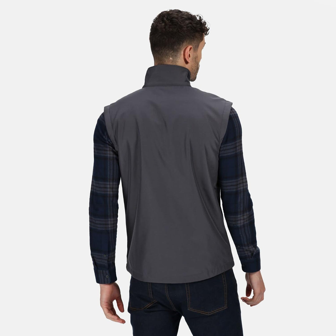 Regatta TRA848 74Y80 Professionelle Octagon II 3-lagige wasserdichte Softshell-Bodywarmer, Grau (Sch