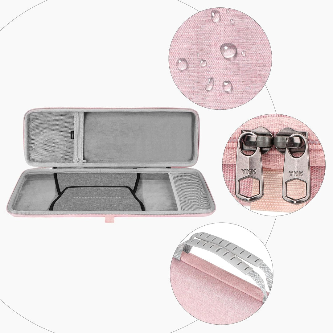 GEEKRIA 65%-Tastatur- &amp; Maus-Kombihülle, Hartschalen-Reisetasche für mechanische Gaming-Tastatur mit