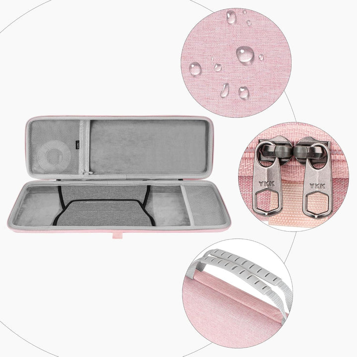 GEEKRIA 65%-Tastatur- &amp; Maus-Kombihülle, Hartschalen-Reisetasche für mechanische Gaming-Tastatur mit