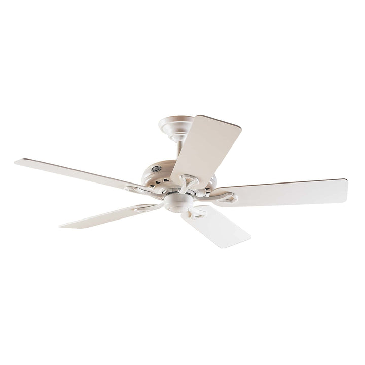 HUNTER FAN Deckenventilator Savoy 132 cm für den Innenbereich mit Zugschalter, Weiss, 5 umkehrbare F