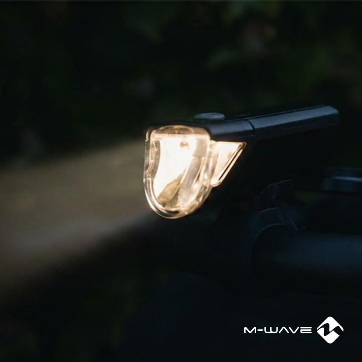 Fahrrad Lampenset, LED, 30/15 Lux, StVZO, Atlas K51 von M-WAVE
