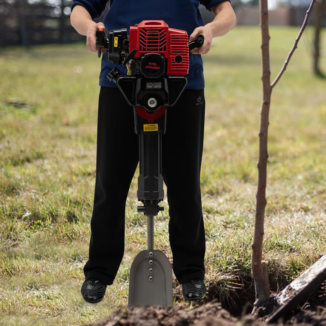 Baumgrabungsmaschine Benzinmotor Bagger tragbarer Baumgräber Gartenbaum Wurzel Ausgraber Gasbetriebe