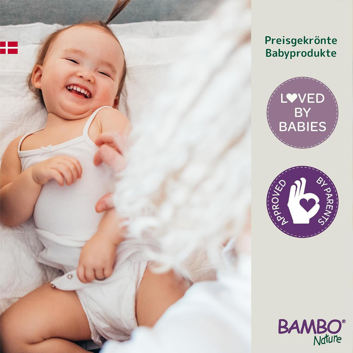 Bambo Nature Baby Einweg Wickelunterlagen 60x90 cm, 10 Stück | Extra Weich &amp; Atmungsaktiv Einmalunte
