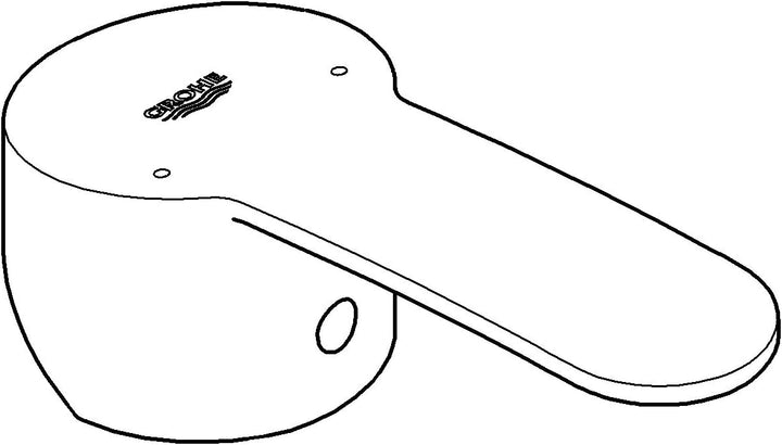 GROHE Hebel (Original Ersatzteil, Langlebig, Robust, Herstellergarantie: 5 Jahre), Chrom, 46748000