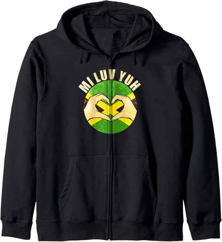Jamaika Jamaikanische Flagge Karibik Urlaub Reggae Kapuzenjacke