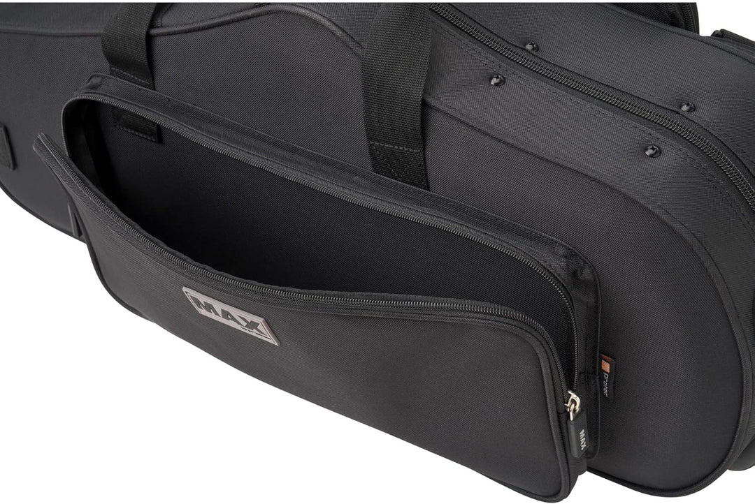 Protec Max Koffer für Altsaxophon, konturiert, schwarz, Schwarz