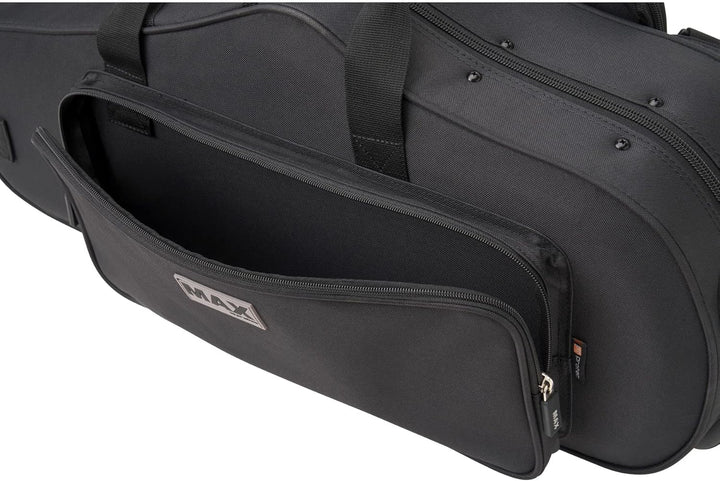 Protec Max Koffer für Altsaxophon, konturiert, schwarz, Schwarz