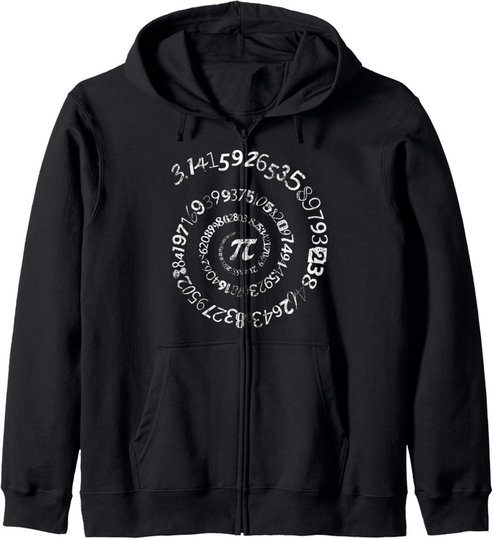 Math Geek Infinite Spiral Pi for Pi Day Kapuzenjacke