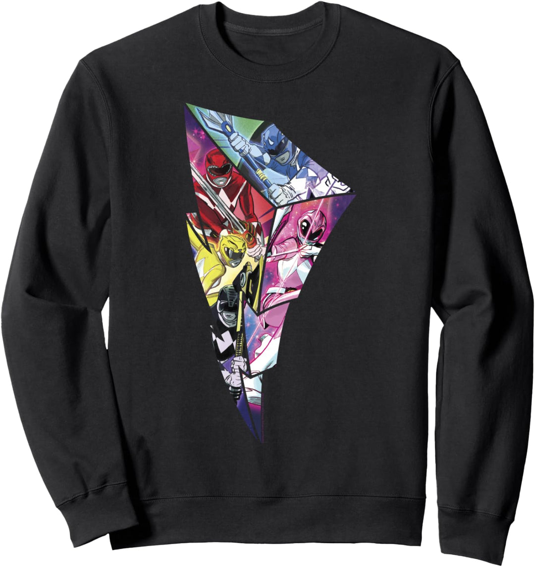 Power Rangers Retro Full On Megazord Pose Sweatshirt