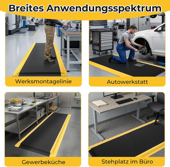 92x152cm Anti-Ermüdungsmatte Ergonomische Arbeitsplatzmatte, 92x152cm