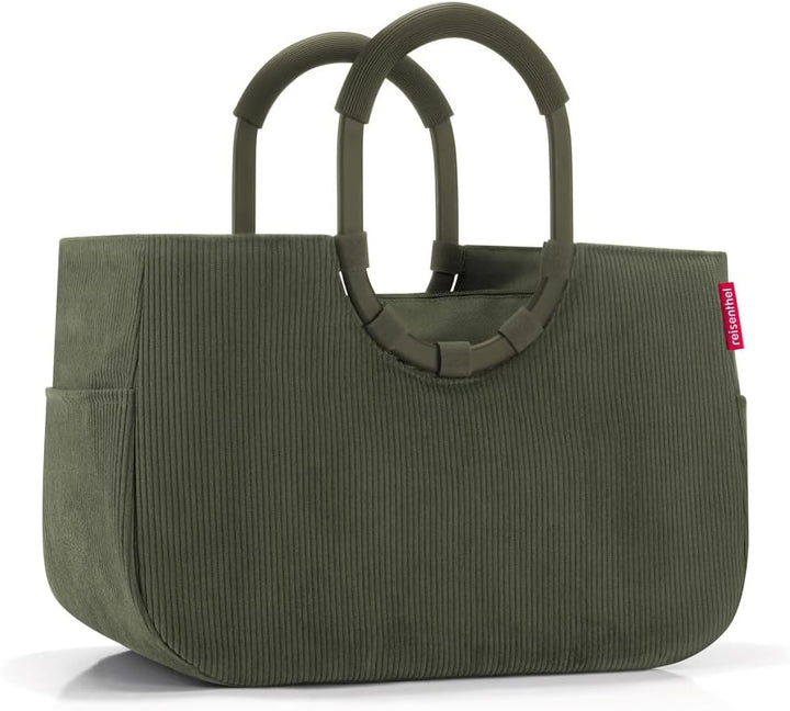 reisenthel loopshopper M – Stabile Tasche mit praktischen Fächern aus recycelten PET-Flaschen – Eleg