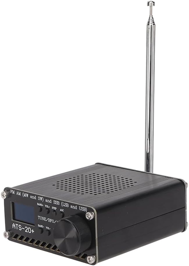 Funkempfänger ATS 20+ – Digitaler Multiband-Empfänger, leicht zu lesen – Professionelles und leichte