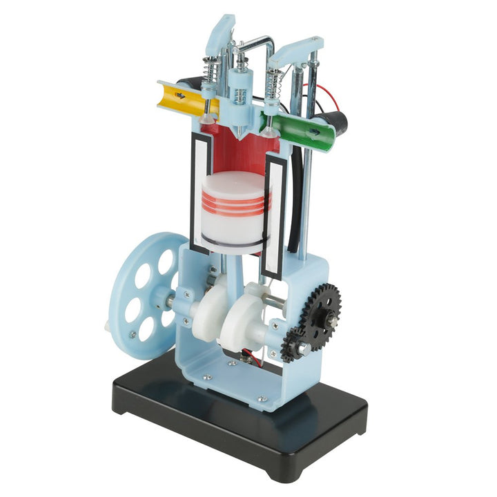 Omabeta 4-Takt-Einzylindermotor-Modellbausatz, Physik-Lehrhilfe, Experimentelles Demonstrationsmodel