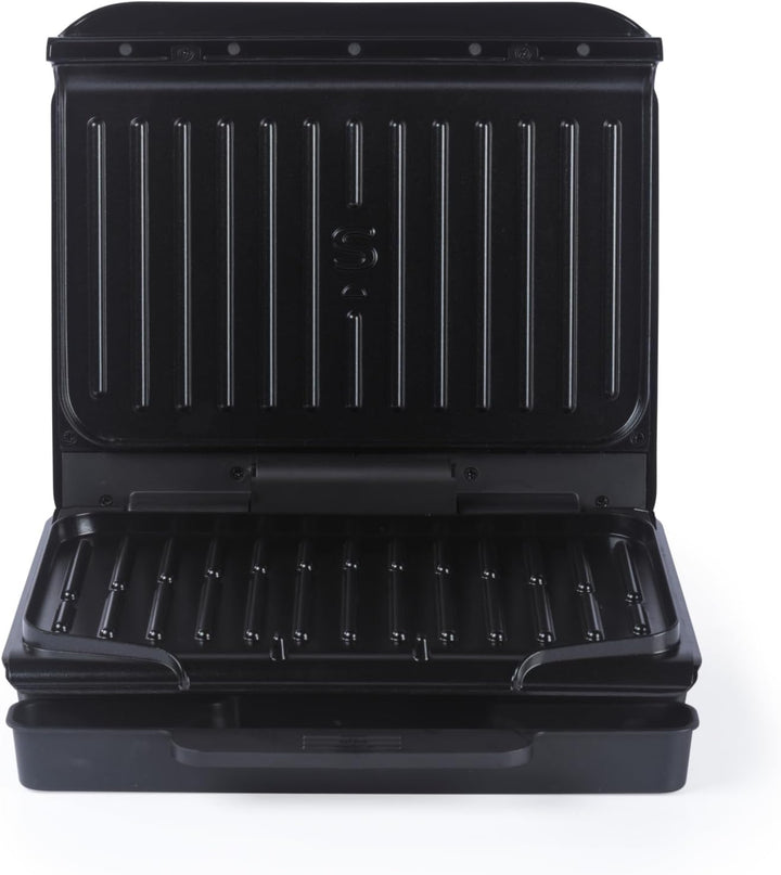 Salter ActiGrill Kompakt – 2-Portionen-Gesundheitsgrill, Schwimmendes Scharnier für dickere Speisen