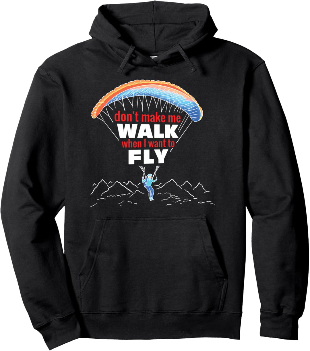 Gleitschrim Fliegen Gleitschirmflieger Paragleiter Pullover Hoodie