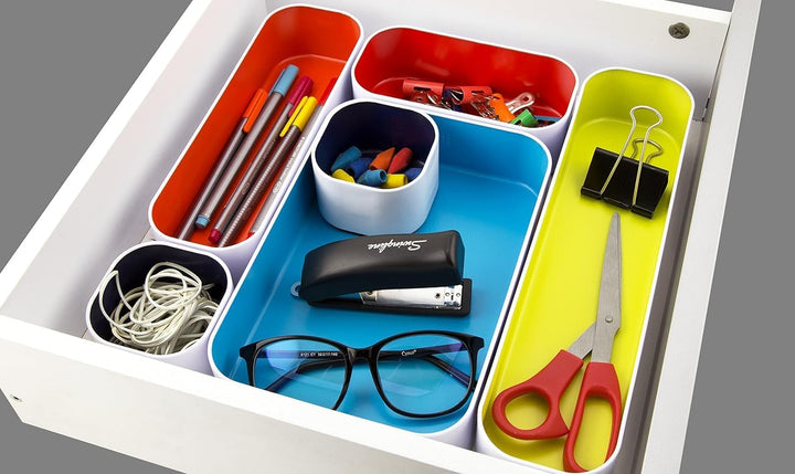 Three By Three Seattle Schubladen-Organizer, 5,1 cm, 5er-Set 5 teile, 5 teile