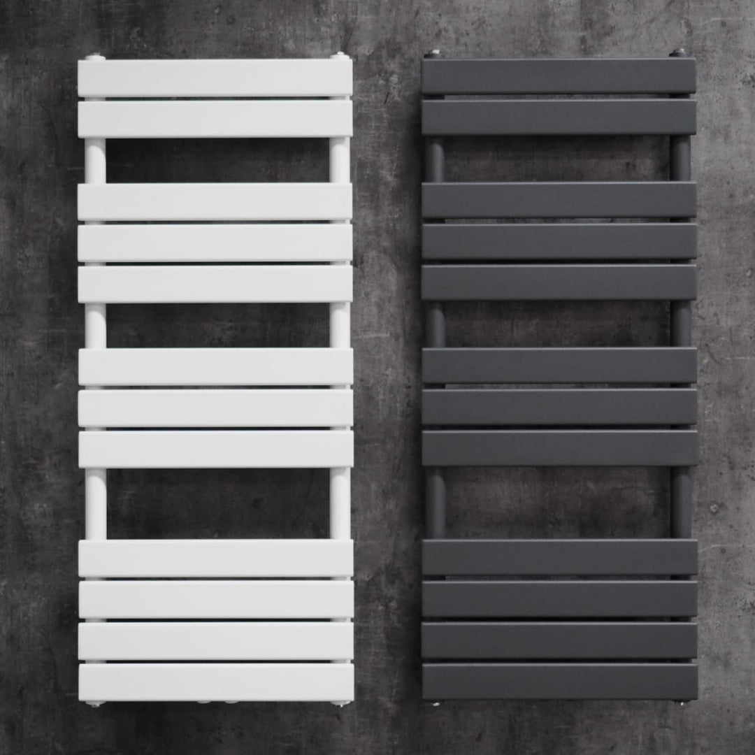 WITEN&amp;NOCK SARDORA Design Badheizkörper 1200 x 600 mm Handtuchheizung Handtuchtrockner 2in1 Mittelan