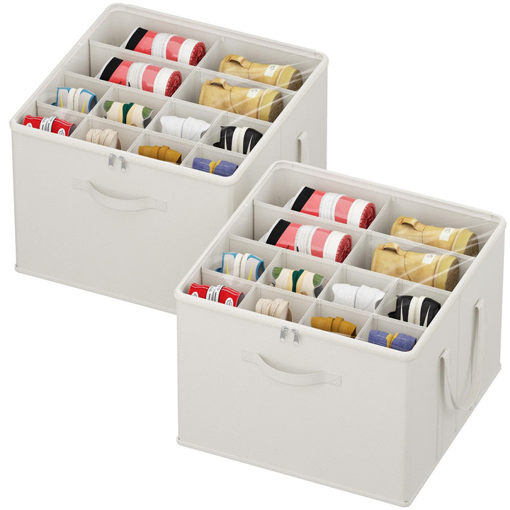 Lifewit Schuhorganizer 2er Set für 16-32 Paar, Grosser Schuhschran für Closet mit Unterteilungen und