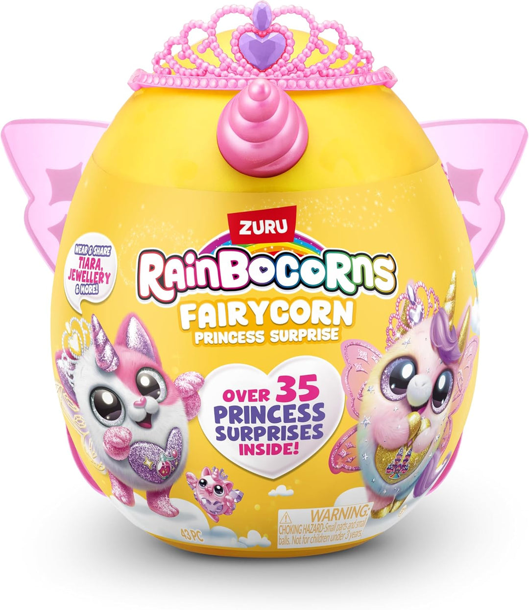 Rainbocorns Fairycorn Princess Surprise Serie 6, Ruby Einhorn, von ZURU, 30 cm Fairycorn-Prinzessin