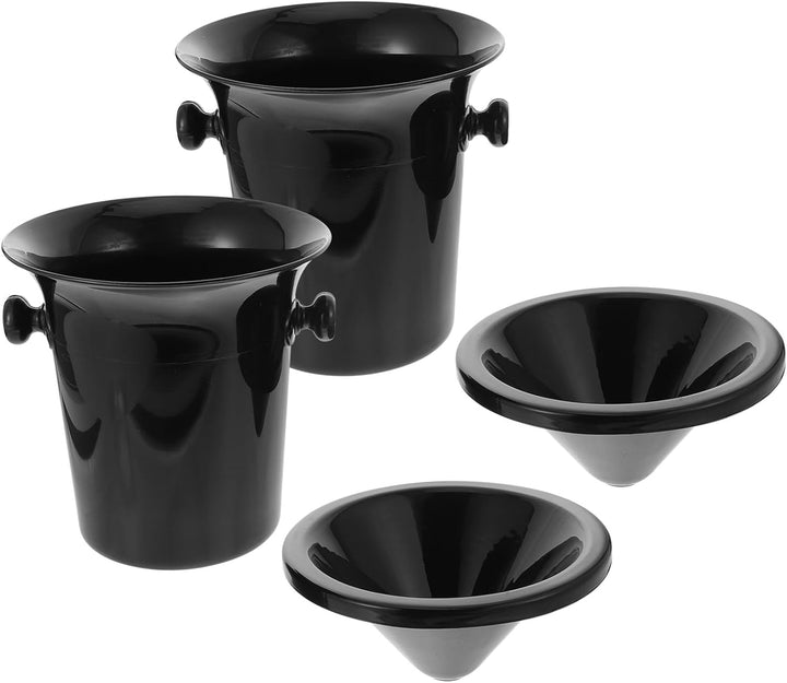 BESTonZON 2st Champagner Spucknapf Kühlbehälter Eiswürfeleimer Mini-kühlschrank Eimer Für Cocktailba