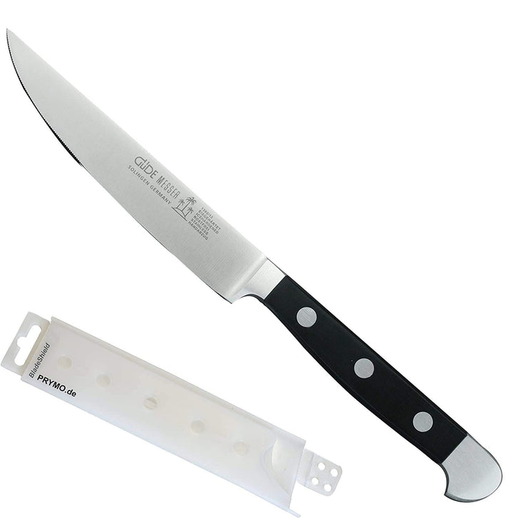 Güde Alpha Porterhouse Steakmesser 12 cm inkl. PRYMO.de® Klingenschutz