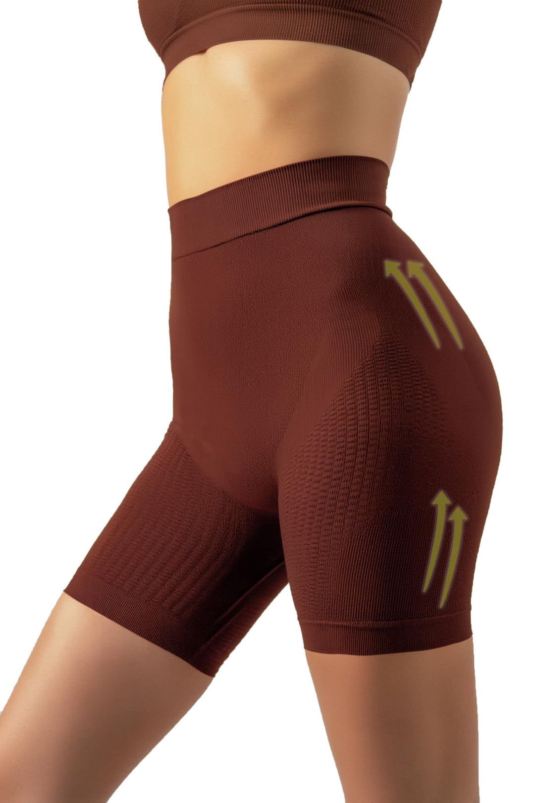 Shapewear Damen Bauchweg Anti Cellulite Hose - Anti Cellulite Leggings, Drenierende Shorts, Nahtlose