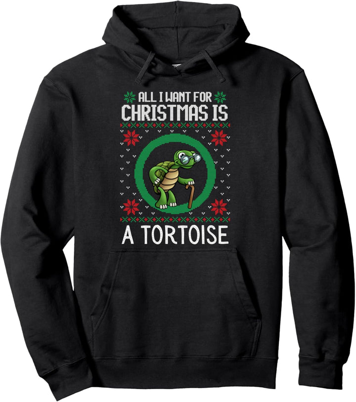 All I Want For Christmas Is A Tortoise Turtle Weihnachtspullover Pullover Hoodie