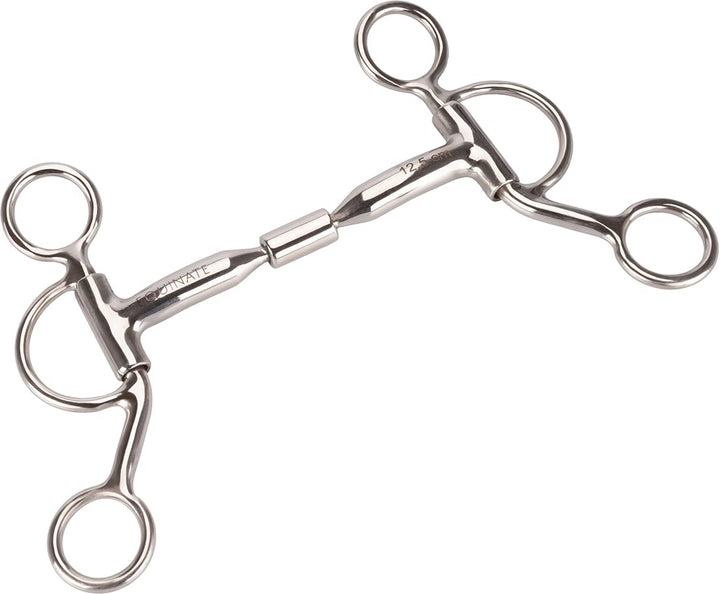 Equinate Westerngebiss Billy Allen Bit mit Shanks Edelstahl 14,5cm, 14,5cm