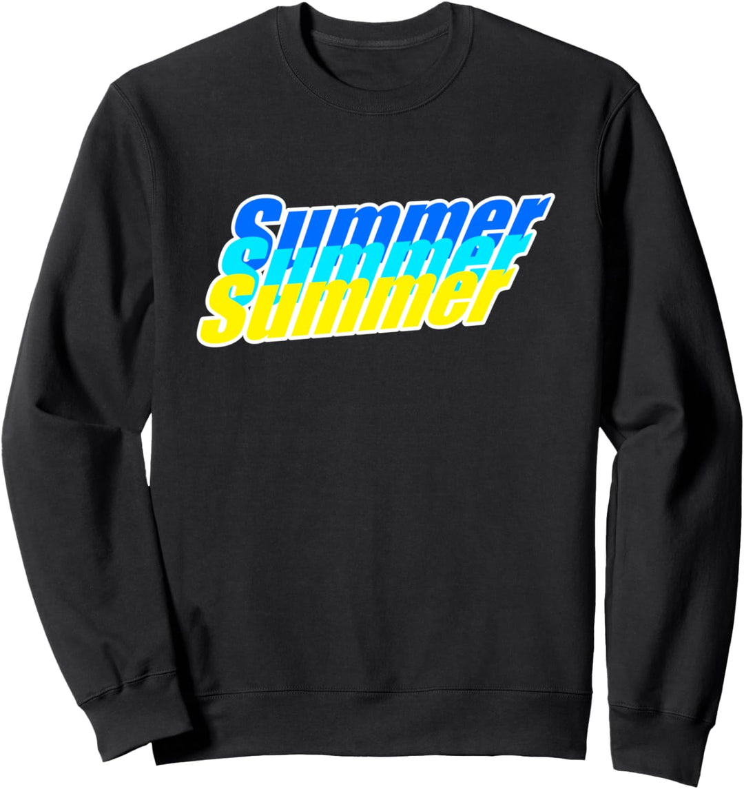 Damen Herren Sommer Oberteil Design Outfit Sweatshirt