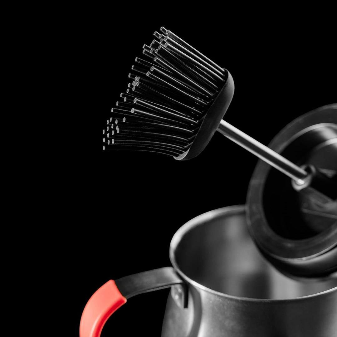 Kamado Joe® Krafted™ Brattopf aus Stahl mit Silikonpinseldeckel und luftdichtem Aufbewahrungsdeckel