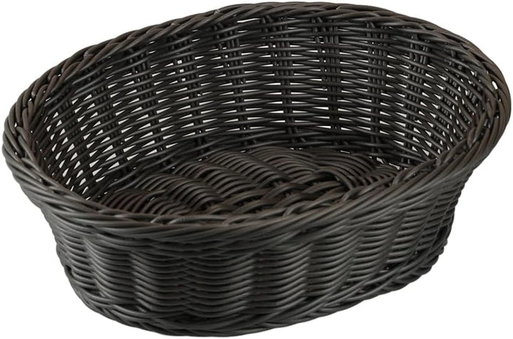 KESPER | Brot- und Obstkorb, 5er Pack, Material: Voll-Kunststoffgeflecht, Masse: 29,5 x 23 x 9,5cm,