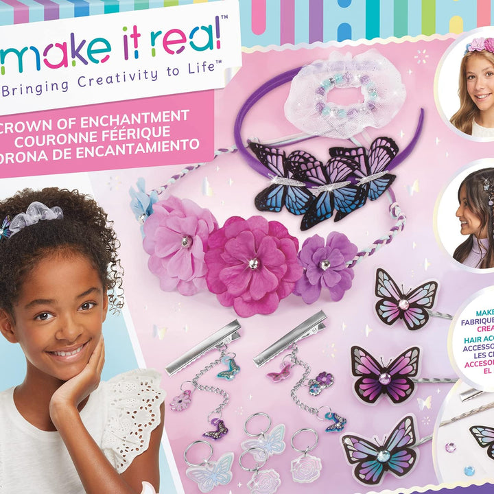 Make It Real Kabelbinder Crown Enchantment, Kreativ-Set 1421, Vielfarben, Medium