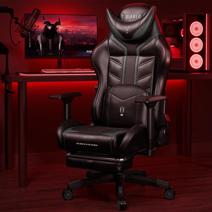 Diablo X-Ray Gaming Stuhl Bürostuhl Gamer Chair Schreibtischstuhl 4D Armlehnen Ergonomisches Design