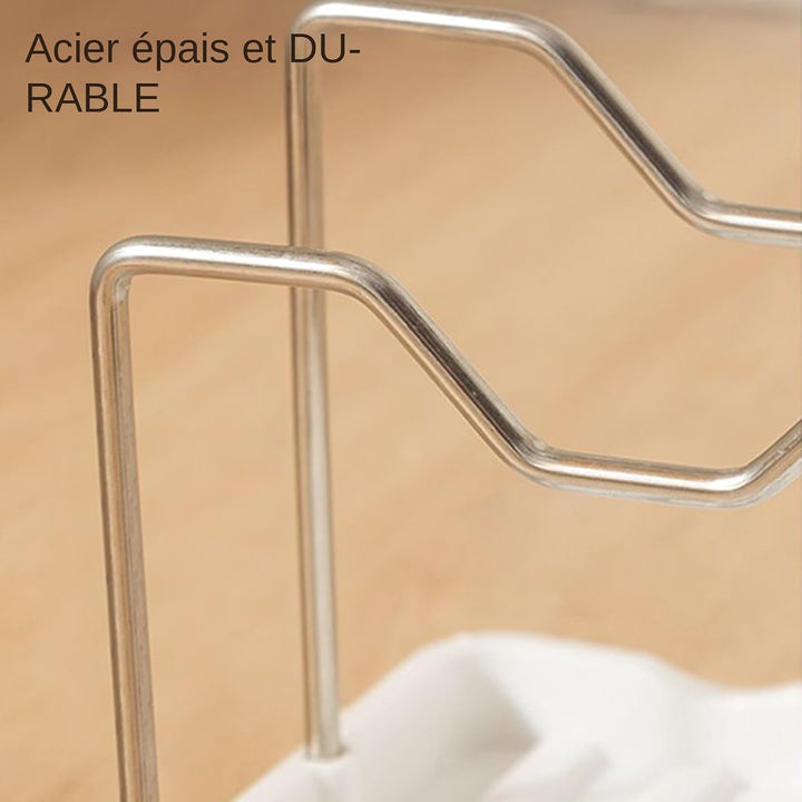 Générique Deckelorganizer – Halterung für Arbeitsplatte mit Auffangschale, Utensilienablage – für Kü