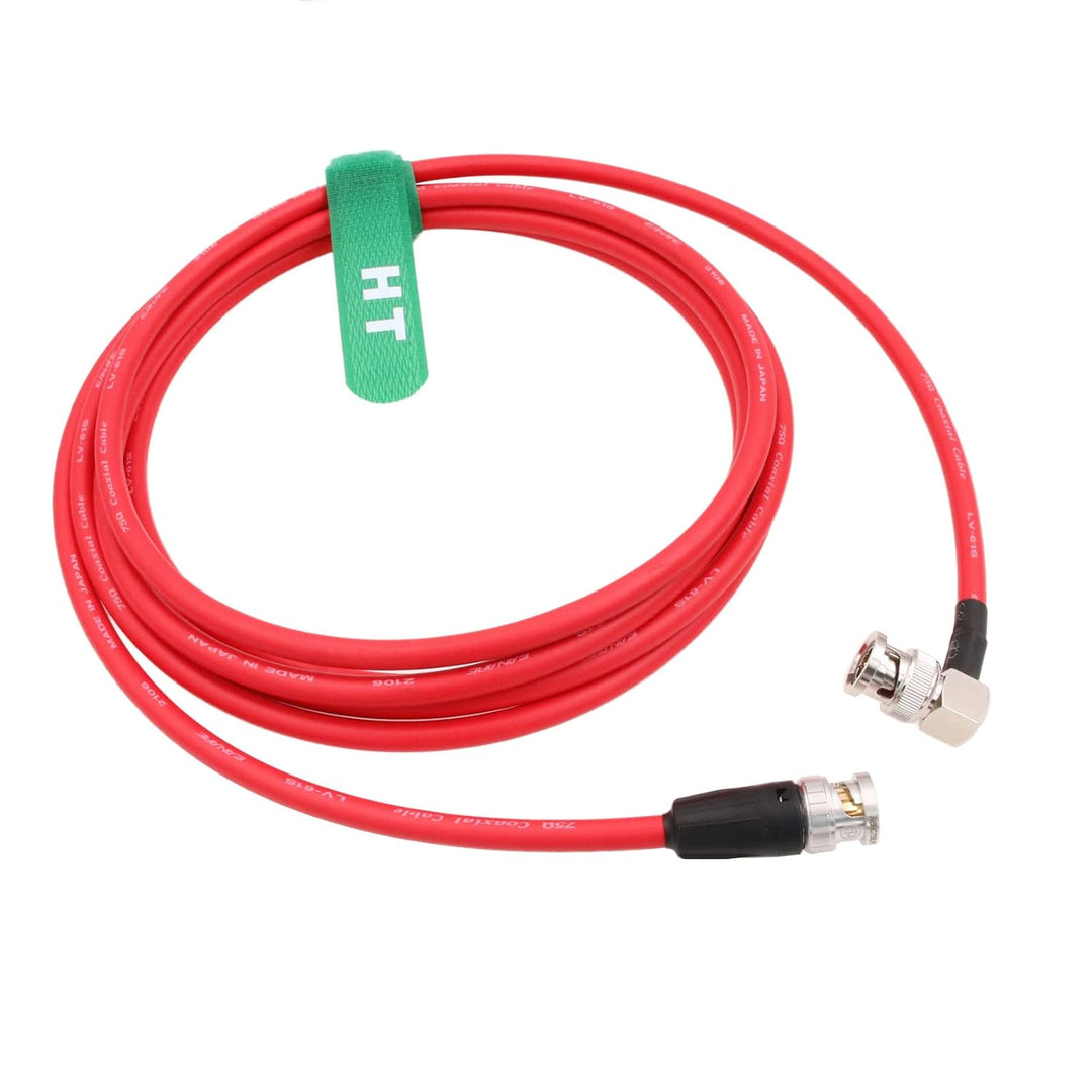 HangTon 12G 6G 3G SDI Raw 4K 60p Video Kabel BNC 75 ohm Koaxial Geschirmt für Sony Alexa DSMC2 Kamer