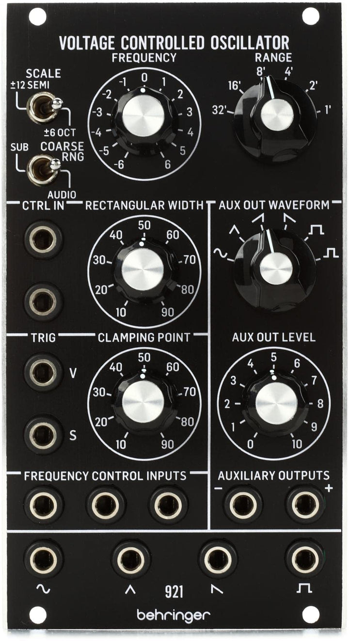 Behringer 921 VOLTAGE CONTROLLED OSCILLATOR Legendäres analoges VCO-Modul für Eurorack, 921 VOLTAGE