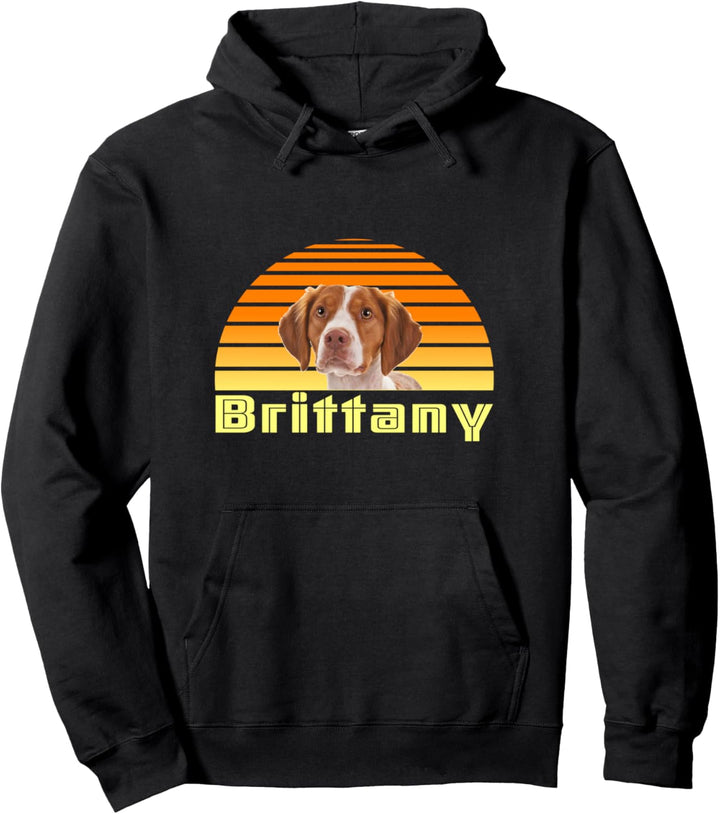 Vintage Sunset Brittany Pullover Hoodie