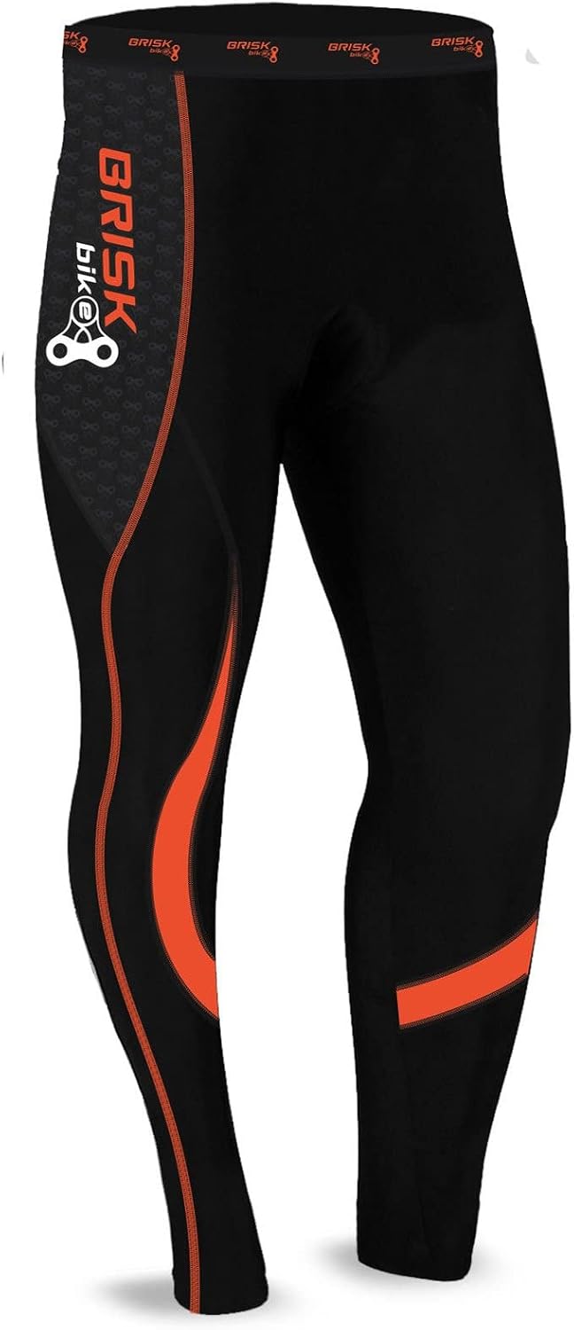 Brisk Bike Fahrradhose Herren Fahrradhose Herren lang mit Cool Gel-Polsterung im Inneren Fahrradhose