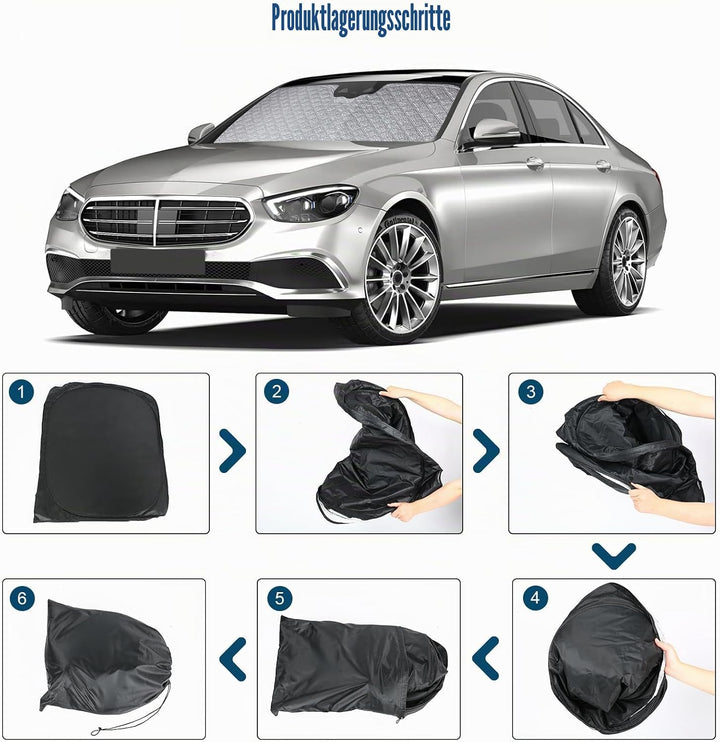 Sonnenschutz Frontscheibe Kompatibel mit Mercedes-Benz E-Class W214 2024-2025, Auto Windschutzscheib