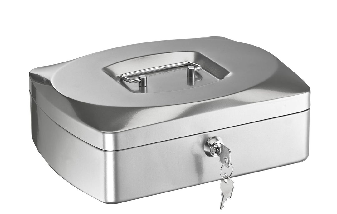 ALCO-Albert 8420-36 Geldkassette, 255 x 200 x 90 mm, silber 255 x 200 x 90 mm Silber, 255 x 200 x 90