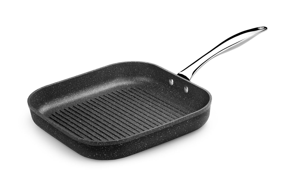 Monix Mineral | Quadratischer Grill mit Streifen 28 cm