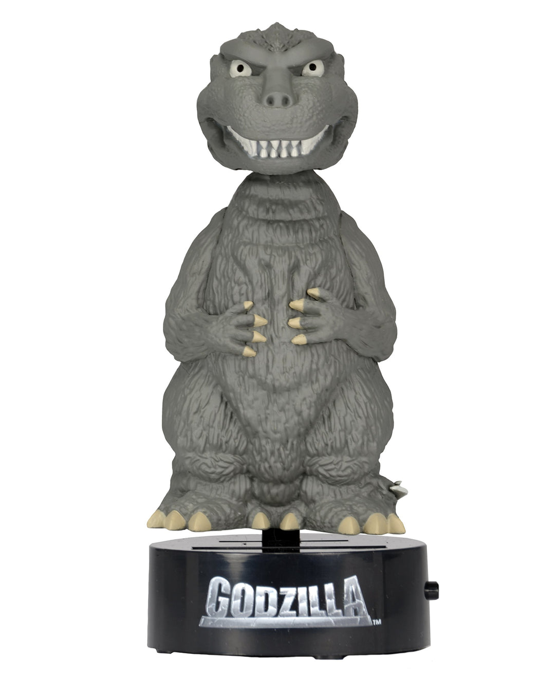 NECA NECA42877 - Classic Godzilla Body Knocker Solar Powered Bobble, 15 cm
