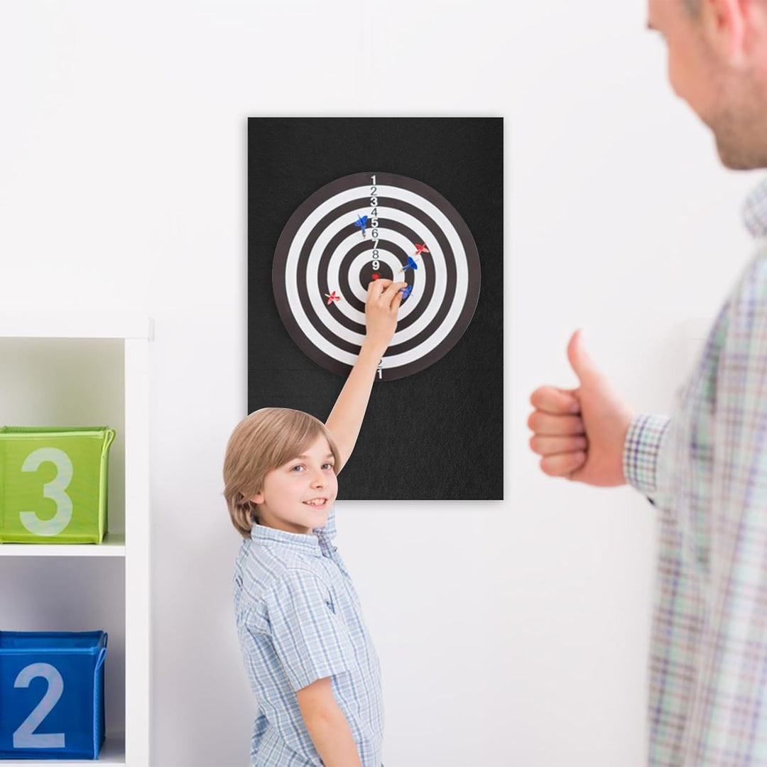 Dartscheibe Wandschutz Schwarz 600×900×12mm – Dart Surround Schutzmatte, Selbstklebende Dartscheiben