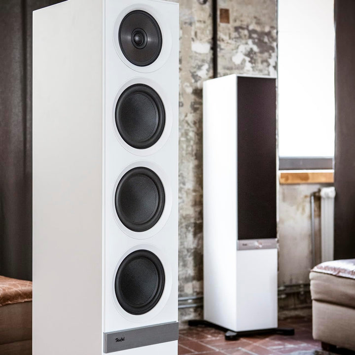 Teufel Stereo L Streaming Standlautsprecher - Musikstreaming über WLAN und Bluetooth, Multiroom, LAN