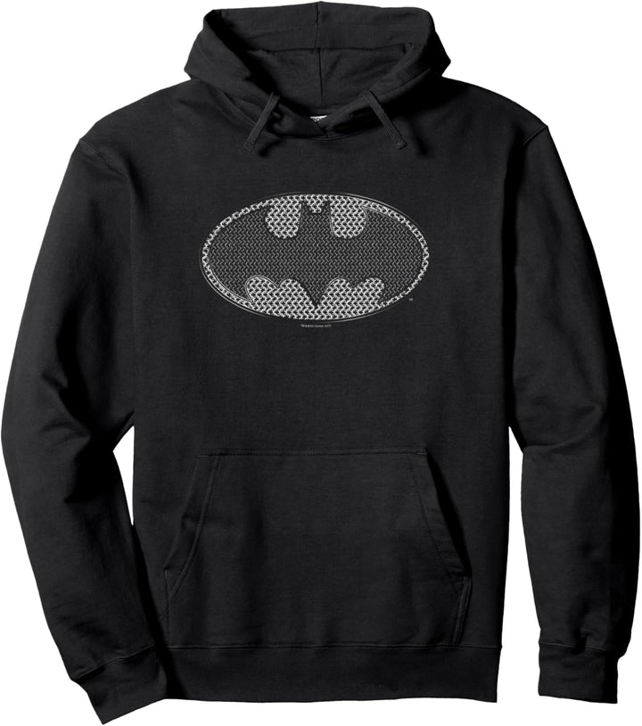 Batman Chainmail Shield Pullover Hoodie