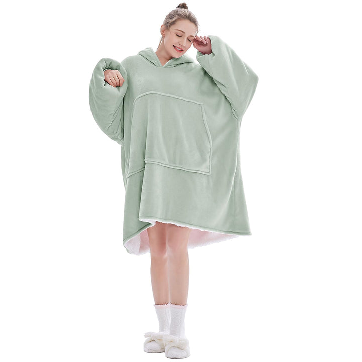 Übergrosse Hoodie Sweatshirt, Original Decke Sweatshirt, super weiche gemütliche warme komfortable R