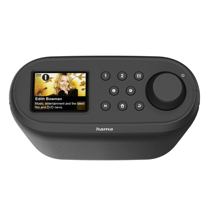 Hama Internetradio mit Digitalradio (WLAN/DAB+/DAB/UKW, Bluetooth, Spotify Streaming, 30 Speicherplä
