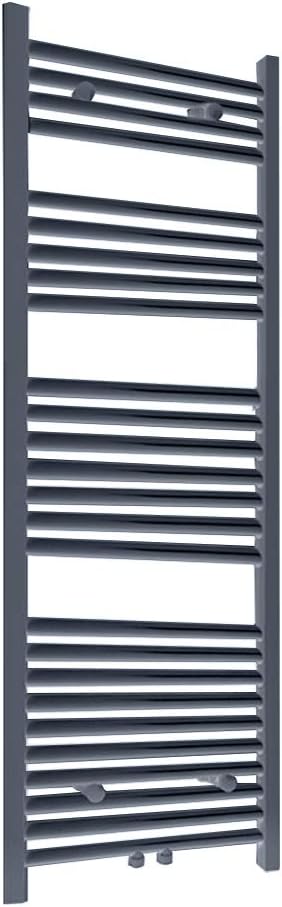 600 x 1400 mm Anthrazit mittelanschluss Badheizkörper handtuchhalter Heizkörper Handtuchwärmer Handt