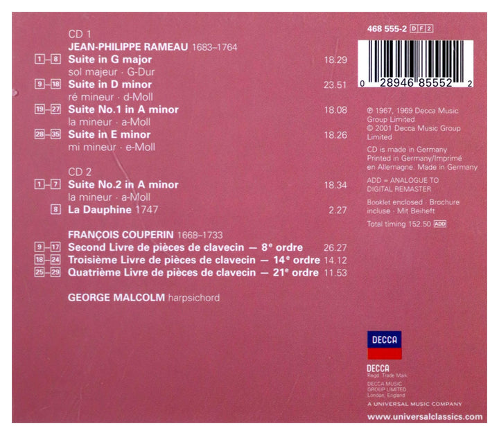 Harpsichord Works / Werke für Cembalo, Audio-CD